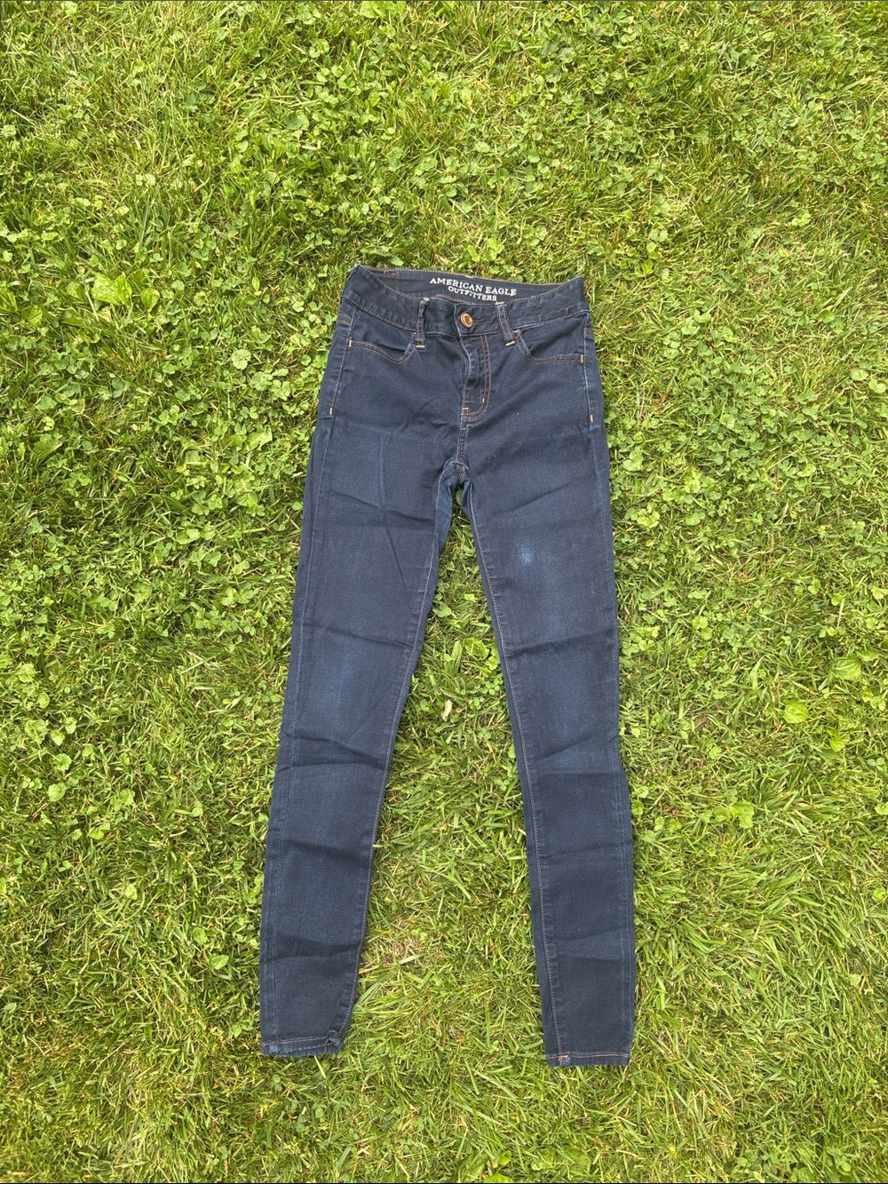 American Eagle Outfitters Women's Navy Skinny Jeans